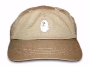 2016 SS A Bathing Ape Men's Ape Cap Khaki Bape - Picture 1 of 5