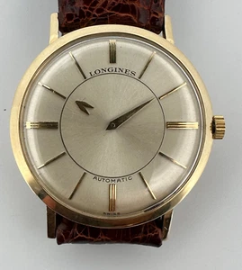Orologio Longines quadrante Mystery 14K. Oro Automatico Ottime Condizioni Funzionante Vintage - Foto 1 di 15