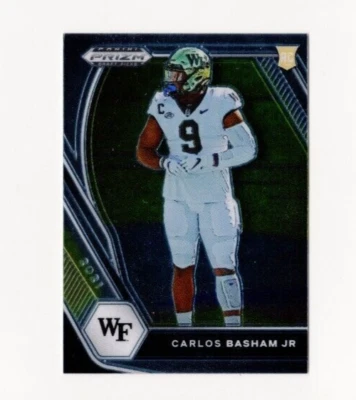 2021 Panini Prizm Draft Picks Carlos Basham JR #139 Rookie Base Wake Forest - Image 1 of 2