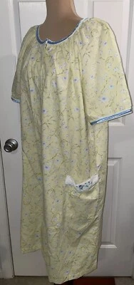 Morning Glory by Jasmine Rose Mujer Floral Amarillo Casa Abrigo Vestido para Dormir Grande Foto 1 de 4