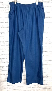 Alfred Dunner Women's Plus Size 18 Front Pockets Pull On Elastic Waist Pants - Picture 1 of 8
