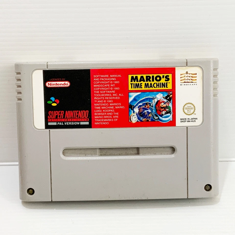 Mario’s Time Machine - PAL - Nintendo SNES - Tested & Working - Free Postage! - Image 1 of 3
