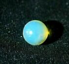 Dominican Amber Bead Blue Gem Stone Authentic Natural 10.28 mm (0.6 g) d416