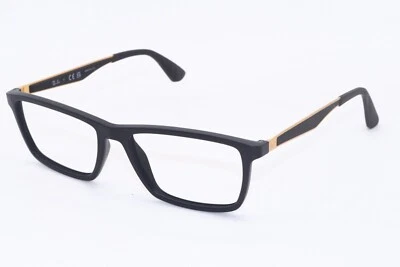 RAY BAN NEW RAY-BAN RB 7056 5644 BLACK AUTHENTIC DESIGNER FRAMES EYEGLASSES 55-17