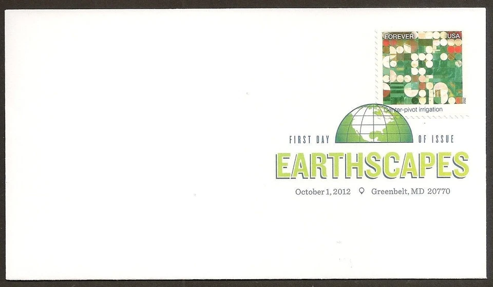 US 4710h Earthscapes Center-pivot irrigation DCP FDC 2012 - Image 1 of 1