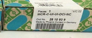 PHOENIX CONTACT MCR-C-UI-UI-DCI-NC Signal Isolator 2810939 - Picture 1 of 1