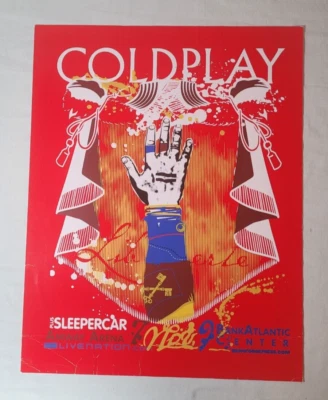 RARO! Póster de concierto Coldplay Amway Arena #38/100 medidas 18" x 23" Foto 1 de 4