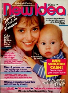 New Idea - July 13, 1985 - Rachel Ward, Debbie Byrne, Eileen Joyce, Raquel Welch - Picture 1 of 3