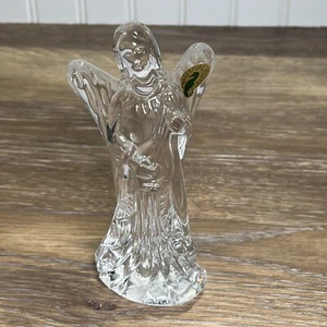 Waterford Crystal Nativity Angel with Lute With Tags 6" tall PB205 - Picture 1 of 6
