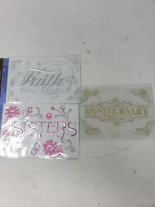 LOT of Recollections Celebratory Embossed Foil Stickers Anniversary/Faith/Sister - Picture 1 of 1