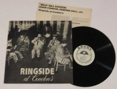 JAZZ RINGSIDE AT CONDON'S WILD BILL DAVISON EDDIE CONDON SAVOY LP 1955 VG+ - Image 1 of 2