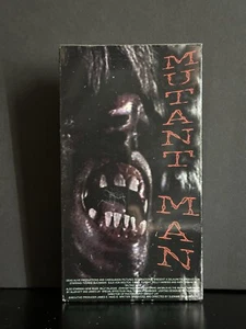 Mutant Man VHS Dead Alive Productions RARE Alternative Cover BRAND NEW SEALED - Picture 1 of 6
