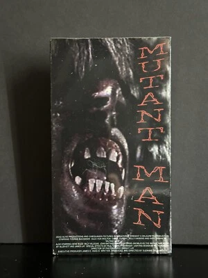 Mutant Man VHS Dead Alive Prod RARE Alt Cover NEW SEALED VHS Horror Vintage VHS - Image 1 of 4