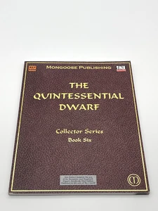 The Quintessential Dwarf - Dungeons & Dragons D20 Book Mongoose MINT - Picture 1 of 1