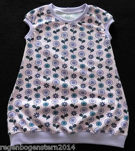 Vestido niña globo flores talla 86 - 140 rosa hecho a mano - Imagen 1 de 1