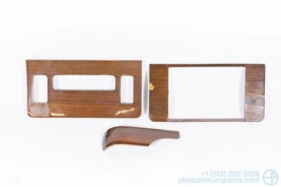 Juego de molduras de madera consola central Mercedes W123 240D 300D 300CD 300TD usado 1976-1985 Foto 1 de 4