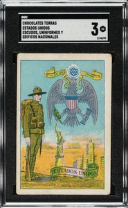 1920 Chocolates Torras Estados Unidos UNITED STATES (SGC 3 VG) Statue of Liberty - Picture 1 of 2