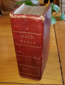 Holy Bible Old & New Testaments By Bensley, Cook And Collingwood Antique 1813 - Bild 1 von 17