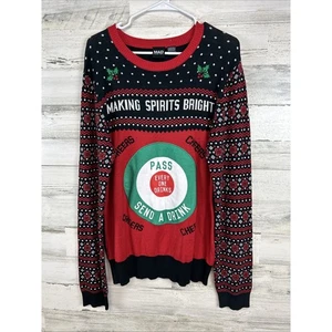 Mad Engine Ugly Christmas Sweater Men's XL Making Spirits Bright Xmas Holiday XL - Picture 1 of 10