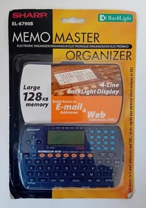 SHARP EL-6790B MEMO MASTER ORGANIZER (ELEKTRONISCHER ORGANIZER) TATTY VERPACKUNG - Bild 1 von 20