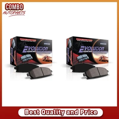 Front Rear Disc Brake Pad Set fits 2015-2017 Audi S3 - Image 1 of 3