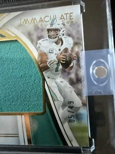 2023 Panini Immaculate Collection Standard Tua Tagovailoa - Picture 1 of 3