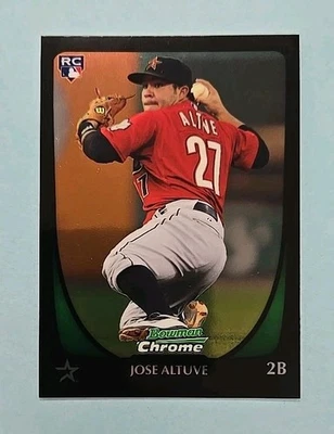 2011 Bowman Draft Picks & Prospects Jose Altuve Chrome RC Rookie #11 - Quantity! - Image 1 of 2