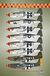 Bullseye 1/48 Decals 48-036 - P-51B P-51C Mustang Yoxford Boys #7 for Eduard - Bild 1 von 3