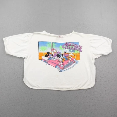 Camisa recortada vintage de Disney para mujer XL de gran tamaño Mickey Mouse clásicos años 90 Foto 1 de 4