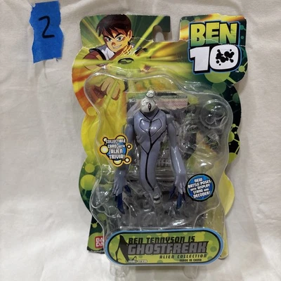 Figura de acción RARA GHOSTFREAK Ben 10 - 4" - VERSIÓN BATALLA 2007 Bandai #27228 Foto 1 de 4