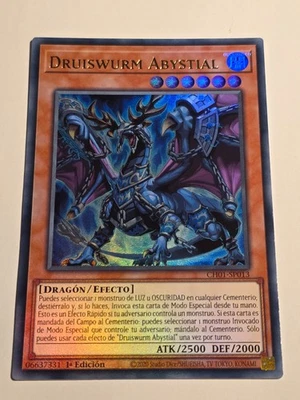 Bystial Druiswurm●Ultra Rare●SPANISH●YUGIOH●CH01●2025●NM●E868 - Image 1 of 2