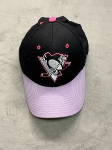 Pittsburgh Penguins Pensgear Exclusive Zephyr purple Pink  Strap Back Hat adjust - Picture 1 of 7