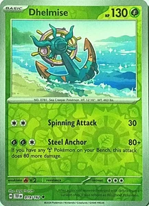Dhelmise Temporal Forces Pokémon TCG 019/162 Reverse Holo Uncommon  - Picture 1 of 1