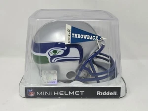 Minicasco Riddell Throwback con licencia NFL Seattle Seahawks, código de fecha 4/2015 - Imagen 1 de 7