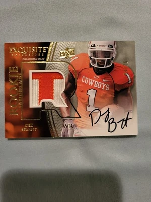 DEZ BRYANT signed autographed 2010 Upper Deck Exquisite rookie patch auto 4/75 - Image 1 of 3
