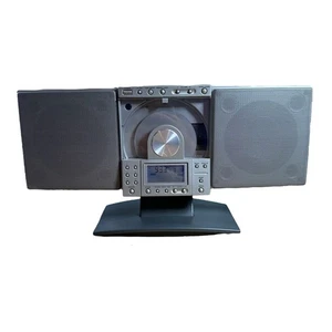 Brookstone BR-200 CD Radio Clock Tested Clean AC Cord 6 D Battery Option - Picture 1 of 14