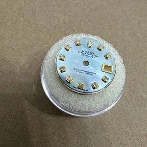 Rolex 26MM Datejust Custom Blue MOP Diamond Dial For Models 69173 69178 - Picture 1 of 1