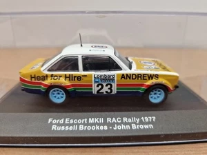1/43 Ford Escort MK2 Rally Russell Brookes Andrews Heat For Hire Lombard 77 B08 - Picture 1 of 4