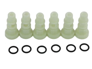 6x Isolierungen Halter incl Dichtring für Mercedes M103 / M104 Einspritzdüse - Picture 1 of 4