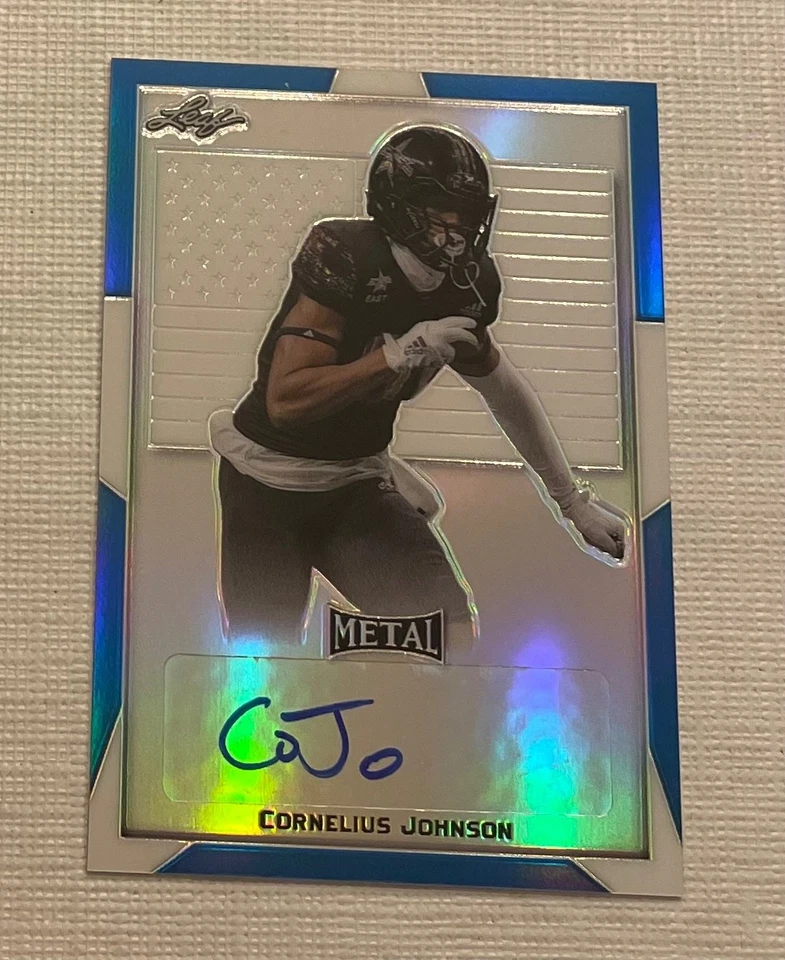 2019 Cornelius Johnson Leaf All American Metal Auto #11/12 Michigan - Image 1 of 2