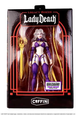"Figura de acción premium Lady Death: Legacy 6"" - violeta" Foto 1 de 3