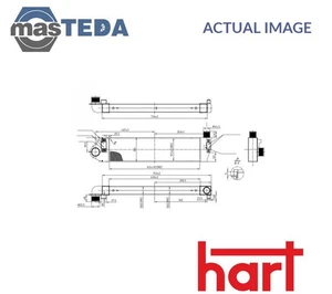 617 853 LADELUFTKÜHLER KÜHLER HART FÜR RENAULT MEGANE II, GRAND SCÉNIC II - Bild 1 von 5