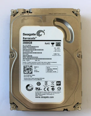 Seagate 2TB Barracuda HDD ST2000DM001 3.5" Festplatte - Bild 1 von 2