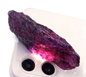EGL Certified 265.5 Ct Amethyst Rough | Dyed Natural Purple Gemstone 5ASP - Picture 1 of 9