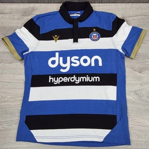 Camisa Bath Rugby Home Clásica Algodón Para Hombre Talla L Grande 2020/2021 Macron Dyson  - Imagen 1 de 22