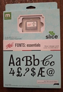Slice Making Memories Fonts: essentials Design Card for Cordless Design Cutter - Picture 1 of 2