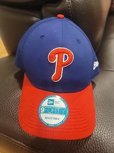 Men's New Era Royal Philadelphia Phillies Player Replica 9FORTY Adjustable Hat - Picture 1 of 4