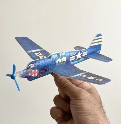 2sets Flying Glider Planes / Kids / Airplanes / Easy Assemble made in Japan!! - Image 1 of 4