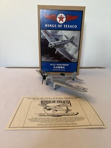 Ertl Wings Of Texaco 1932 Northrop Gamma Druckguss Flugzeug Bank - Bild 1 von 13