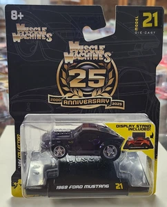 Muscle Machines 25th Anniversary 1969 Ford Mustang Model 21 CHASE - Picture 1 of 4